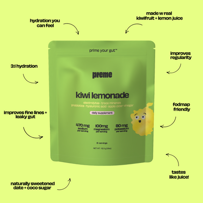 kiwi lemonade gut-skin electrolytes